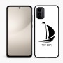 כיסוי בעיצוב אישי עם השם שלך לדגם - Motorola Moto E15 4G בעיצוב סירה