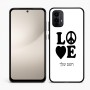 כיסוי בעיצוב אישי עם השם שלך לדגם - Motorola Moto E15 4G בעיצוב אהבה