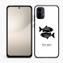 כיסוי בעיצוב אישי עם השם שלך לדגם - Motorola Moto E15 4G בעיצוב מזלות - דגים