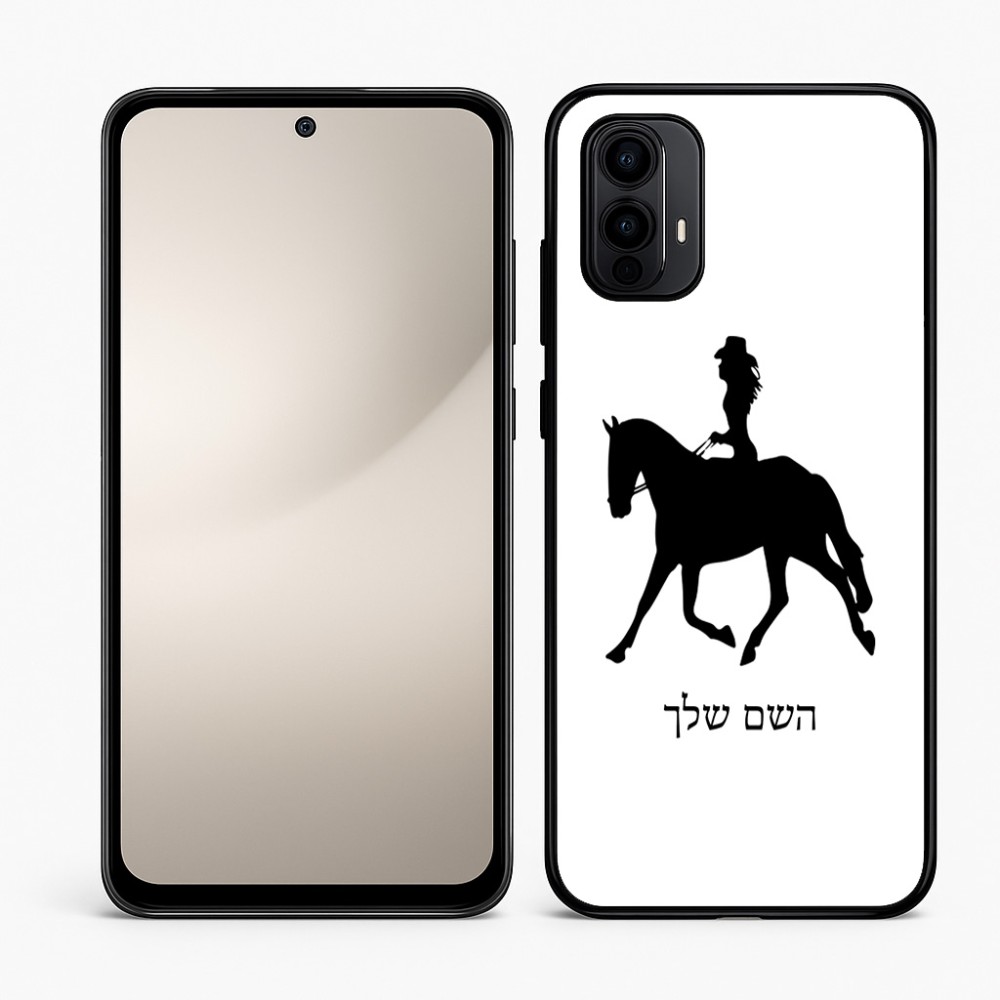 כיסוי בעיצוב אישי עם השם שלך לדגם - Motorola Moto E15 4G בעיצוב קאוגירל - אישה