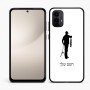 כיסוי בעיצוב אישי עם השם שלך לדגם - Motorola Moto E15 4G בעיצוב פישמן