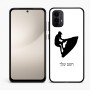 כיסוי בעיצוב אישי עם השם שלך לדגם - Motorola Moto E15 4G בעיצוב אופנוע ים