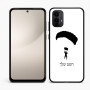 כיסוי בעיצוב אישי עם השם שלך לדגם - Motorola Moto E15 4G בעיצוב צניחה חופשית