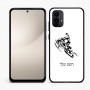 כיסוי בעיצוב אישי עם השם שלך לדגם - Motorola Moto E15 4G בעיצוב אופנוע שלג