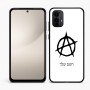 כיסוי בעיצוב אישי עם השם שלך לדגם - Motorola Moto E15 4G בעיצוב אנרכיה