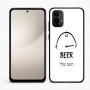 כיסוי בעיצוב אישי עם השם שלך לדגם - Motorola Moto E15 4G בעיצוב מיכל של בירה