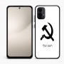 כיסוי בעיצוב אישי עם השם שלך לדגם - Motorola Moto E15 4G בעיצוב פטיש ומגל