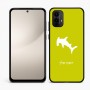 כיסוי בעיצוב אישי עם השם שלך לדגם - Motorola Moto E15 4G בעיצוב כריש ראש פטיש