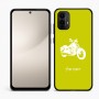 כיסוי בעיצוב אישי עם השם שלך לדגם - Motorola Moto E15 4G בעיצוב הארלי-דיווידסון