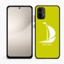 כיסוי בעיצוב אישי עם השם שלך לדגם - Motorola Moto E15 4G בעיצוב סירה