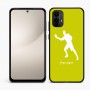 כיסוי בעיצוב אישי עם השם שלך לדגם - Motorola Moto E15 4G בעיצוב שחקן פינג פונג