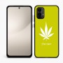 כיסוי בעיצוב אישי עם השם שלך לדגם - Motorola Moto E15 4G בעיצוב עלה מריחואנה - גראס