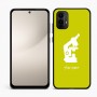 כיסוי בעיצוב אישי עם השם שלך לדגם - Motorola Moto E15 4G בעיצוב מיקרוסקופ