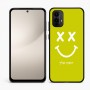 כיסוי בעיצוב אישי עם השם שלך לדגם - Motorola Moto E15 4G בעיצוב סמיילי
