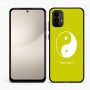 כיסוי בעיצוב אישי עם השם שלך לדגם - Motorola Moto E15 4G בעיצוב סמל יינג יאנג