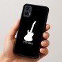 כיסוי בעיצוב אישי עם השם שלך לדגם - Motorola Moto E15 4G בעיצוב גיטרה