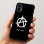 כיסוי בעיצוב אישי עם השם שלך לדגם - Motorola Moto E15 4G בעיצוב אנרכיה