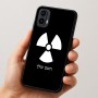 כיסוי בעיצוב אישי עם השם שלך לדגם - Motorola Moto E15 4G בעיצוב פצצת אטום גרעינית