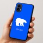 כיסוי בעיצוב אישי עם השם שלך לדגם - Motorola Moto E15 4G בעיצוב דוב