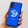 כיסוי בעיצוב אישי עם השם שלך לדגם - Motorola Moto E15 4G בעיצוב ראש נשר