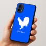 כיסוי בעיצוב אישי עם השם שלך לדגם - Motorola Moto E15 4G בעיצוב תרנגול