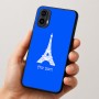 כיסוי בעיצוב אישי עם השם שלך לדגם - Motorola Moto E15 4G בעיצוב מגדל אייפל