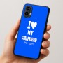 כיסוי בעיצוב אישי עם השם שלך לדגם - Motorola Moto E15 4G בעיצוב אוהב את החברה שלי