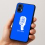 כיסוי בעיצוב אישי עם השם שלך לדגם - Motorola Moto E15 4G בעיצוב מיקרופון
