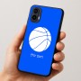 כיסוי בעיצוב אישי עם השם שלך לדגם - Motorola Moto E15 4G בעיצוב כדורסל