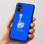כיסוי בעיצוב אישי עם השם שלך לדגם - Motorola Moto E15 4G בעיצוב פסל החירות