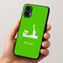 כיסוי בעיצוב אישי עם השם שלך לדגם - Motorola Moto E15 4G בעיצוב ג'ירפה באפריקה