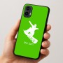 כיסוי בעיצוב אישי עם השם שלך לדגם - Motorola Moto E15 4G בעיצוב סנובורדיסט