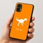 כיסוי בעיצוב אישי עם השם שלך לדגם - Motorola Moto E15 4G בעיצוב דינוזאור