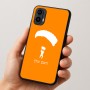 כיסוי בעיצוב אישי עם השם שלך לדגם - Motorola Moto E15 4G בעיצוב צניחה חופשית