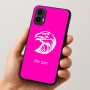 כיסוי בעיצוב אישי עם השם שלך לדגם - Motorola Moto E15 4G בעיצוב ראש נשר