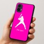 כיסוי בעיצוב אישי עם השם שלך לדגם - Motorola Moto E15 4G בעיצוב שחקן בייסבול