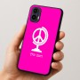 כיסוי בעיצוב אישי עם השם שלך לדגם - Motorola Moto E15 4G בעיצוב גלובוסי שלום