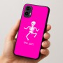 כיסוי בעיצוב אישי עם השם שלך לדגם - Motorola Moto E15 4G בעיצוב סקלטון