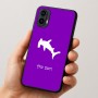 כיסוי בעיצוב אישי עם השם שלך לדגם - Motorola Moto E15 4G בעיצוב כריש ראש פטיש