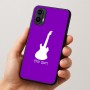 כיסוי בעיצוב אישי עם השם שלך לדגם - Motorola Moto E15 4G בעיצוב גיטרה