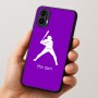 כיסוי בעיצוב אישי עם השם שלך לדגם - Motorola Moto E15 4G בעיצוב שחקן בייסבול