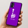 כיסוי בעיצוב אישי עם השם שלך לדגם - Motorola Moto E15 4G בעיצוב פסל החירות