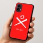כיסוי בעיצוב אישי עם השם שלך לדגם - Motorola Moto E15 4G בעיצוב כדור בסיס