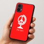 כיסוי בעיצוב אישי עם השם שלך לדגם - Motorola Moto E15 4G בעיצוב גלובוסי שלום