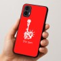 כיסוי בעיצוב אישי עם השם שלך לדגם - Motorola Moto E15 4G בעיצוב פסל החירות