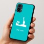 כיסוי בעיצוב אישי עם השם שלך לדגם - Motorola Moto E15 4G בעיצוב ג'ירפה באפריקה