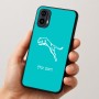 כיסוי בעיצוב אישי עם השם שלך לדגם - Motorola Moto E15 4G בעיצוב פומה