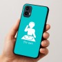 כיסוי בעיצוב אישי עם השם שלך לדגם - Motorola Moto E15 4G בעיצוב אזור מוזיקה של די ג'יי