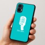 כיסוי בעיצוב אישי עם השם שלך לדגם - Motorola Moto E15 4G בעיצוב מיקרופון