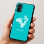 כיסוי בעיצוב אישי עם השם שלך לדגם - Motorola Moto E15 4G בעיצוב רוכב טרקטורונים